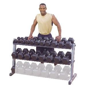 Body-Solid 2-Tier Horizontal Dumbbell Rack (GDR60)