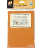 Review Jo-Ann  / Accordian Books 4.25'' X 5.75''-Bright Orange