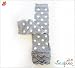 Ema Jane - Polkadot - Gray (White Dots with Ruffle) Leggings - Cozy Soft 'Ema Jane' Baby Leg Warmers