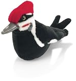 Pileated Woodpecker - Audubon Plush Bird (Authentic Bird Sound)