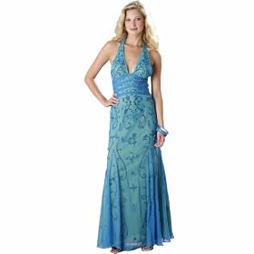 Buy Beaded Evening Dress - Prom Dress, Party, Formal Gown by Sean Collection (50181) Turq Lime