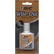 BIC WHITE OUT correction fluid quick dry foam brush .7 fl oz