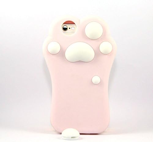 iPhone 6S Case, MC Fashion[Cat Paws Silicone Case Series] Lovely and Cute 3D Cat Paws Featured and Protective Case for Apple iPhone 6S 4.7" (2015) & iPhone 6 4.7" (2014) (Pink)