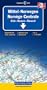 Carte routi�re : Norv�ge Centrale, I