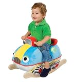 Alex Toys Whimsy Toddler Rocker with Sturdy Wooden Frame, in Blue Car