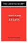 Essays: Friedrich Schiller (The German Library No. 17)