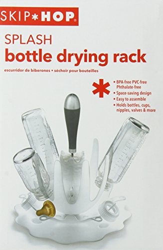 Imagen 2 de Skip Hop Splash - Escurridor para biberones, color blanco y gris