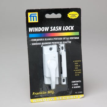 White Window Sash Lock