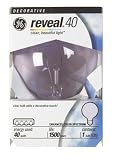 GE Lighting 48694 40G25/C/RVL Reveal Decorative Globe Bulb