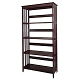 Ore International 4 Tier Bookshelves - Espresso