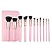 SIXPLUS Makeup Brush Set 11Pcs Soft Synthetic Makeup Brushes (pink)