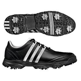 Adidas 2009 Mens Golflite Tour Golf Shoe - Black Metallic Silver - 737836 by adidas