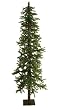 6' Pre-Lit Natural Alpine Artificial Christmas Tree - Multi Lights