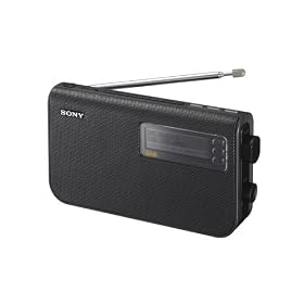 Sony XDRS55DABB Light & Compact DAB Portable Radio