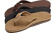 Rainbow Sandals Women Premium Leather Double Layer