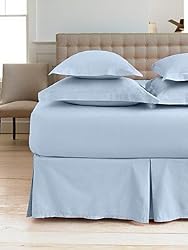 Martha Stewart Collection "360 Thread Count" Solid Sham, King Sky Blue