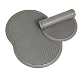Petmate Le Bistro Single Pet Food Mat, Gray, Small