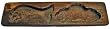 Antique Chinese Mooncake Mold - Fish and Flower Prosperity Symbols
