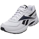 Reebok Men's Advanced Trainer Sports Conditioning Shoe,White/Athletic Navy/Steel,7 M US