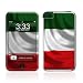 Italian Flag Design Apple iPod Touch 2G (2nd Gen) / 3G (3rd Gen) Protector Skin Decal Sticker