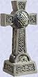 medieval celtic cross Sculpture gothic home yard statue