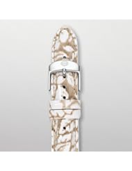 Michele 18 Mm Neutral Floral Fashion Patent Ms18aa350976 Strap