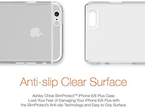 iPhone 6 / 6S Plus Case [SlimProtect] Premium Protective Case (5.5 inch). Slim Fit / Anti-slip Surface / Durable Protection Skin / Easy Grip and Hold Cover [12-month Warranty] - Crystal Clear