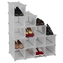 Storage Solutions 15 Pair Customizable Shoe Cubby, Frost #0743PFR4