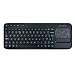 Logitech K400 Tastatur schnurlos schwarz mit Touchpad (deutsches Tastaturlayout, QWERTZ)