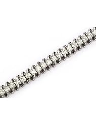 14K White Gold Diamond Bracelet