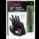 Ginsu 04871 8 Pc Bakelite Traditional Block Set