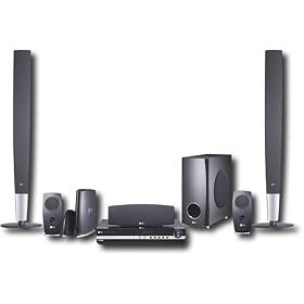 LG LHT874 5.1 channel Home Theater System with 5-DISC CHANGER DVD changer