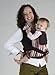Ellaroo Mei Tai Original Baby Carrier - Mumbai Black Organic Canvas