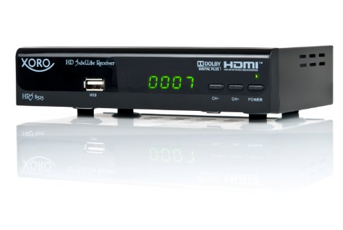 MAS Elektronik Xoro HRS 8525 Digitaler Satelliten-Receiver (HDTV, DVB-S2, Media Player, HDMI, USB 2.0) schwarz