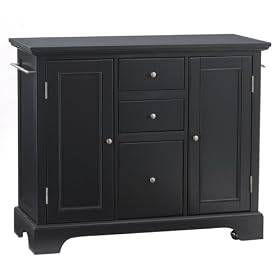 Bedford Kitchen Cart - Large (Ebony) by Home Styles