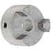 Lovejoy Jaw Coupling Hub, Aluminum, Metric