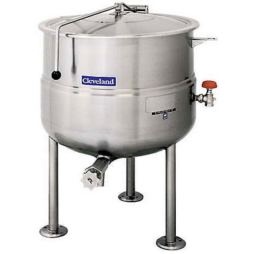 Cleveland Range KDL-100 100 gal Stationary Direct Steam Tri-Leg Kettle Cleveland Range KDL-100 100 gal Stationary Direct Steam Tri-Leg Kettle