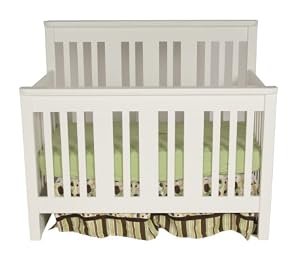 Offspring Violet Convertible Crib, White