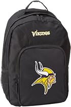 NFL Minnesota Vikings Southpaw Backpack, Black, Medium
