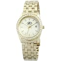 Ewatch Green Bay Packers Goldtone Bling Watch
