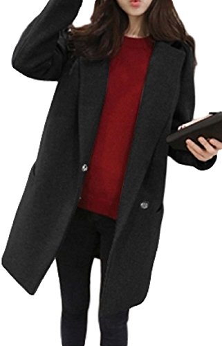 レディース 春物 秋物 冬物 ロングコート コットン 裏地付き ソリッドカラー テーラード スリム ナチュラル ボタン フェミニン トップス カットソー 無地 シンプル オシャレ キュート レジャー デート トラベル ベーシック 人気商品 選べる5色 Sサイズから4ＸＬサイズまで オリジナルアクセサリー付属 UJA365