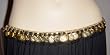 Gold Coin Belt with a Single Row of Coins