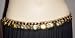 Gold Coin Belt with a Single Row of Coins
