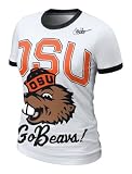 Oregon State Beavers Women's Nike Vault White Ringer T-Shirt