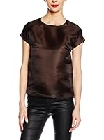 Dolce & Gabbana Blusa Seda (Marrón Oscuro)