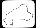 Mouse Pad with geographical, map, 