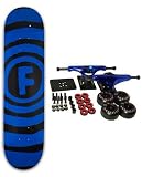 FOUNDATION Skateboard Complete DOODLE RADIATE BLUE 7.5