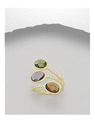 CZ Ring In 92.5 Sterling Silver