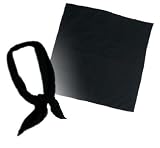 Halstuch 100x100 - Schwarz