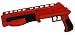 KMD Wii Buckshot with Intergrated Analog Controller Chrome Red